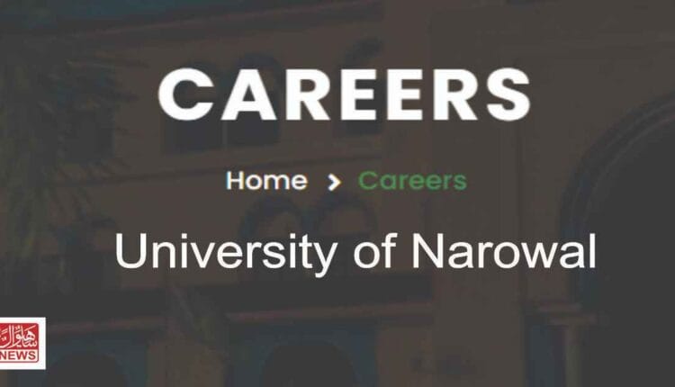 university of narowal jobs