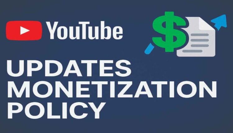Youtube Monetization policy